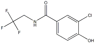 3-chloro-4-hydroxy-N-(2,2,2-trifluoroethyl)benzamide,,结构式
