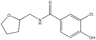 3-chloro-4-hydroxy-N-(oxolan-2-ylmethyl)benzamide