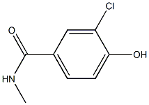 3-chloro-4-hydroxy-N-methylbenzamide Structure