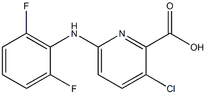 3-chloro-6-[(2,6-difluorophenyl)amino]pyridine-2-carboxylic acid