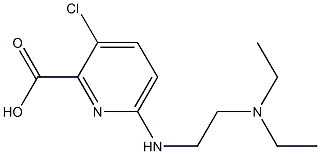 3-chloro-6-{[2-(diethylamino)ethyl]amino}pyridine-2-carboxylic acid