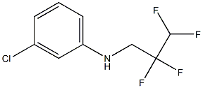 3-chloro-N-(2,2,3,3-tetrafluoropropyl)aniline Structure