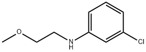 3-chloro-N-(2-methoxyethyl)aniline, 41965-50-8, 结构式