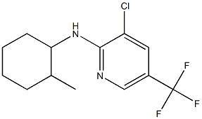 3-chloro-N-(2-methylcyclohexyl)-5-(trifluoromethyl)pyridin-2-amine Struktur