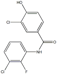 3-chloro-N-(3-chloro-2-fluorophenyl)-4-hydroxybenzamide