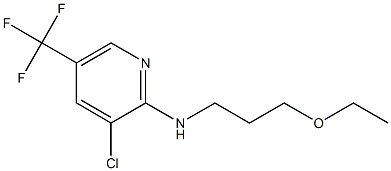  3-chloro-N-(3-ethoxypropyl)-5-(trifluoromethyl)pyridin-2-amine