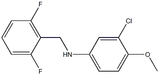 3-chloro-N-[(2,6-difluorophenyl)methyl]-4-methoxyaniline