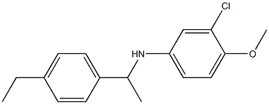 3-chloro-N-[1-(4-ethylphenyl)ethyl]-4-methoxyaniline