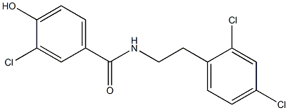 3-chloro-N-[2-(2,4-dichlorophenyl)ethyl]-4-hydroxybenzamide