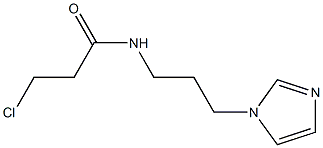 3-chloro-N-[3-(1H-imidazol-1-yl)propyl]propanamide