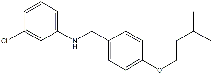 3-chloro-N-{[4-(3-methylbutoxy)phenyl]methyl}aniline