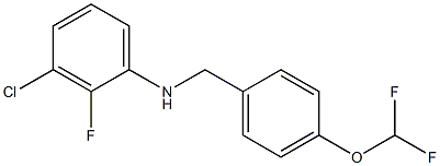 3-chloro-N-{[4-(difluoromethoxy)phenyl]methyl}-2-fluoroaniline|