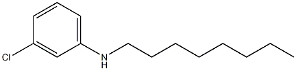 3-chloro-N-octylaniline,,结构式