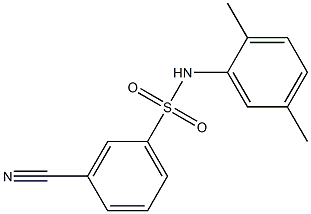 3-cyano-N-(2,5-dimethylphenyl)benzenesulfonamide