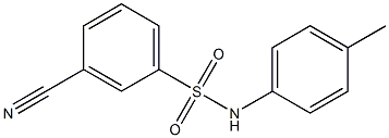 3-cyano-N-(4-methylphenyl)benzenesulfonamide
