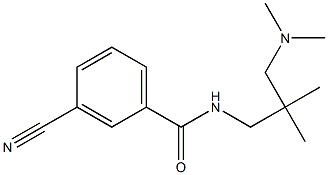 3-cyano-N-[3-(dimethylamino)-2,2-dimethylpropyl]benzamide|