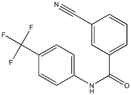 3-cyano-N-[4-(trifluoromethyl)phenyl]benzamide