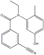 3-cyano-N-ethyl-N-(5-hydroxy-2-methylphenyl)benzamide|