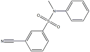 3-cyano-N-methyl-N-phenylbenzenesulfonamide