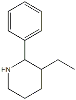 3-ethyl-2-phenylpiperidine Structure