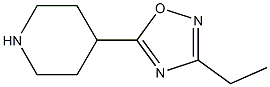 3-ethyl-5-(piperidin-4-yl)-1,2,4-oxadiazole Structure