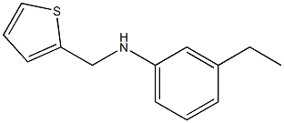 3-ethyl-N-(thiophen-2-ylmethyl)aniline Structure