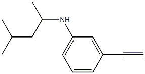 3-ethynyl-N-(4-methylpentan-2-yl)aniline