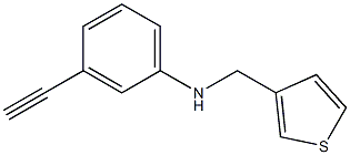 3-ethynyl-N-(thiophen-3-ylmethyl)aniline Structure