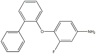 3-fluoro-4-(2-phenylphenoxy)aniline Structure