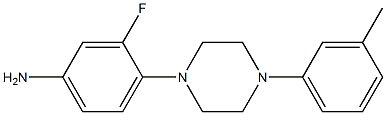  3-fluoro-4-[4-(3-methylphenyl)piperazin-1-yl]aniline