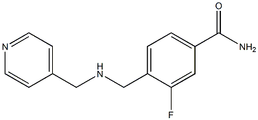 3-fluoro-4-{[(pyridin-4-ylmethyl)amino]methyl}benzamide|