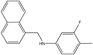 3-fluoro-4-methyl-N-(naphthalen-1-ylmethyl)aniline