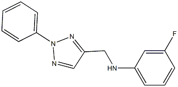 3-fluoro-N-[(2-phenyl-2H-1,2,3-triazol-4-yl)methyl]aniline