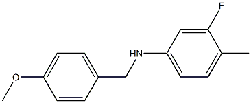 3-fluoro-N-[(4-methoxyphenyl)methyl]-4-methylaniline