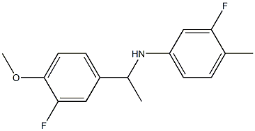 3-fluoro-N-[1-(3-fluoro-4-methoxyphenyl)ethyl]-4-methylaniline