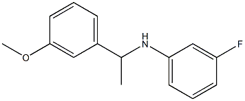 3-fluoro-N-[1-(3-methoxyphenyl)ethyl]aniline|