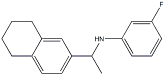 3-fluoro-N-[1-(5,6,7,8-tetrahydronaphthalen-2-yl)ethyl]aniline