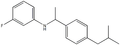  3-fluoro-N-{1-[4-(2-methylpropyl)phenyl]ethyl}aniline