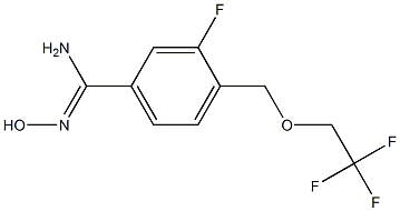 3-fluoro-N'-hydroxy-4-[(2,2,2-trifluoroethoxy)methyl]benzenecarboximidamide