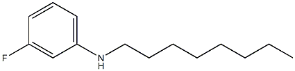 3-fluoro-N-octylaniline 结构式