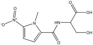 3-hydroxy-2-[(1-methyl-5-nitro-1H-pyrrol-2-yl)formamido]propanoic acid