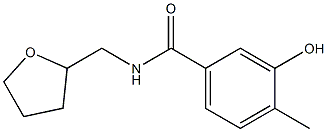 3-hydroxy-4-methyl-N-(oxolan-2-ylmethyl)benzamide