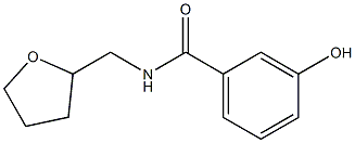 3-hydroxy-N-(oxolan-2-ylmethyl)benzamide Structure