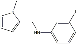3-iodo-N-[(1-methyl-1H-pyrrol-2-yl)methyl]aniline 结构式