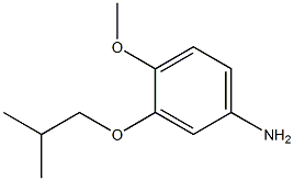 3-isobutoxy-4-methoxyaniline 化学構造式
