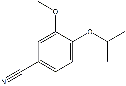 3-methoxy-4-(propan-2-yloxy)benzonitrile Structure