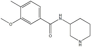 3-methoxy-4-methyl-N-(piperidin-3-yl)benzamide Structure