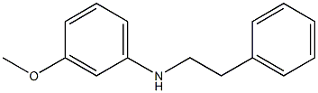 3-methoxy-N-(2-phenylethyl)aniline,,结构式