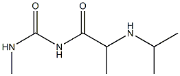 3-methyl-1-[2-(propan-2-ylamino)propanoyl]urea,,结构式