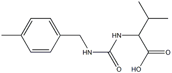  3-methyl-2-({[(4-methylbenzyl)amino]carbonyl}amino)butanoic acid
